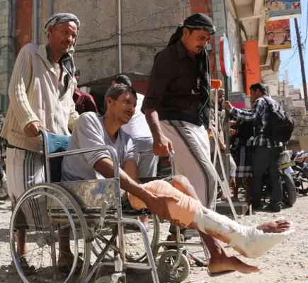 الصليب الأحمر يكشف عدد الإعاقات الجسدية في اليمن