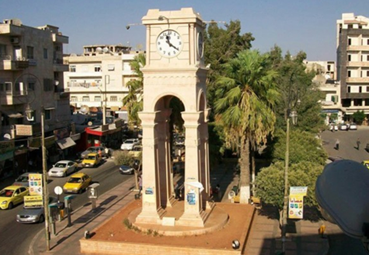 ساحة الساعة في محافظة إدلب