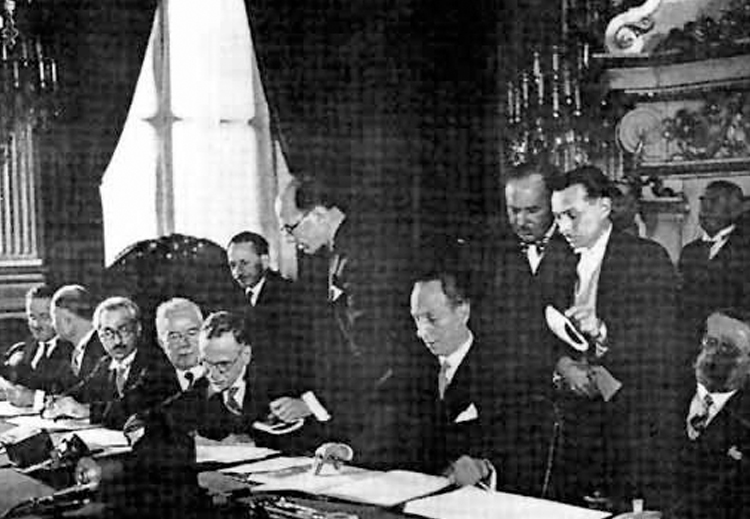 توقيع معاهدة الاستقلال بين سوريا وفرنسا عام 1936
