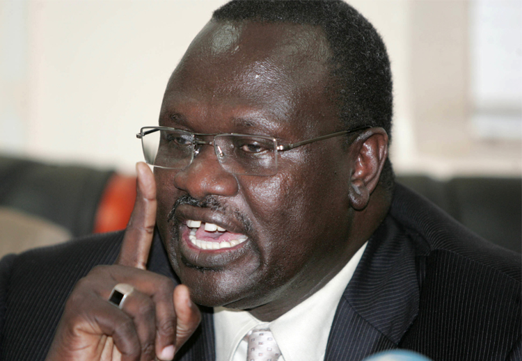 النائب الأول للرئيس السوداني الجنوبي السابق، وزعيم المتمردين، رياك مشار