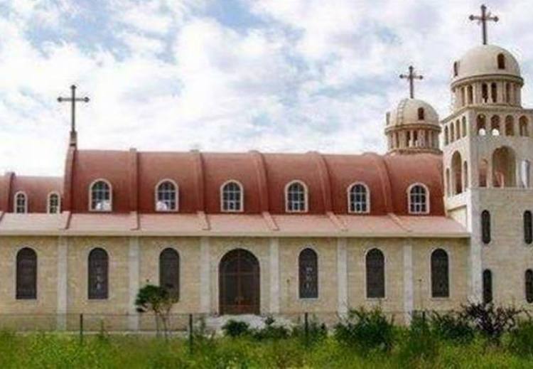 الكنيسة الآشورية في تل نصري قبل اعتداء داعش