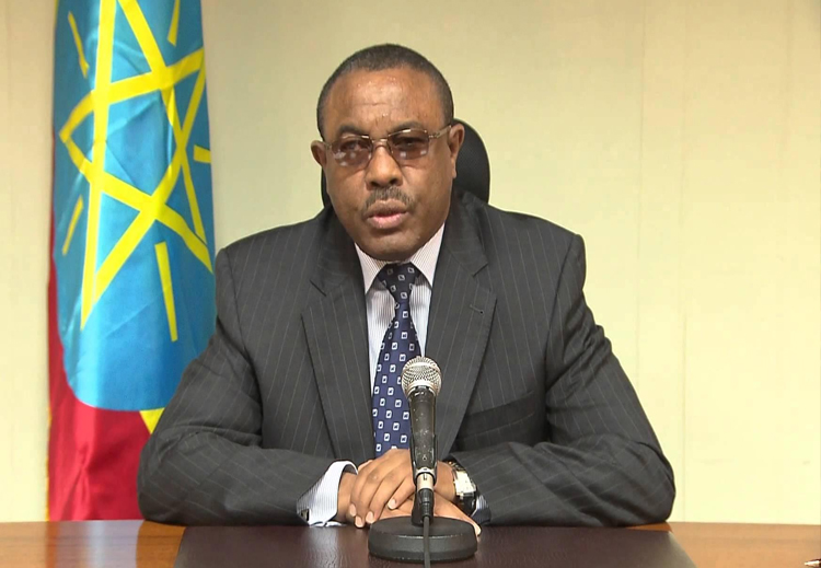 رئيس الوزراء الإثيوبي السابق، هايلي ماريام ديسالين
