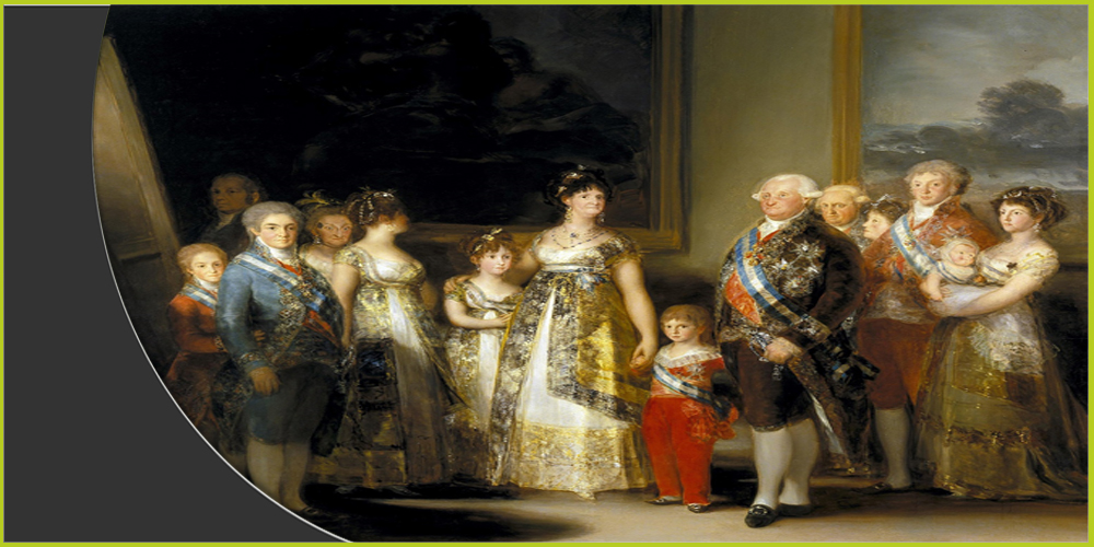 تشير لوحته &quot;الملك كارلوس الرابع وعائلته&quot; التي أنجزها العام 1800 إلى نقدٍ لاذعٍ بحق الأسرة الحاكمة