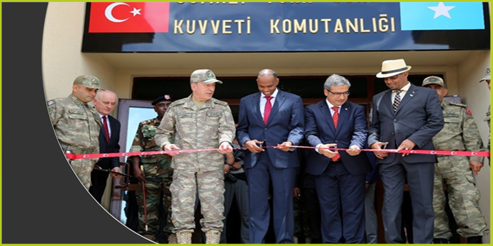 مراسم افتتاح القاعدة العسكرية التركية في الصومال بمشاركة رئيس أركان الجيش التركي