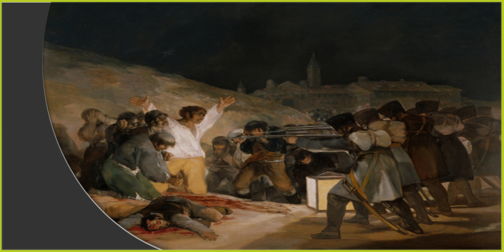 لوحة &quot;الثالث من مايو&quot; أو &quot;الأعدام رمياً بالرصاص&quot; رسمها العام 1814 شاهدة على قسوة الاحتلال الفرنسي