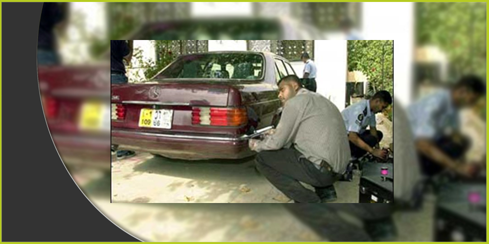 سيارة جيمس فولي، في موقع حادثة الاغتيال