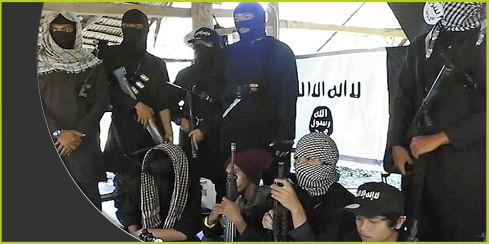 أفراد من تنظيم داعش الإرهابي في الفلبين