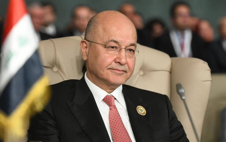 الرئيس العراقي المنتهية ولايته برهم صالح