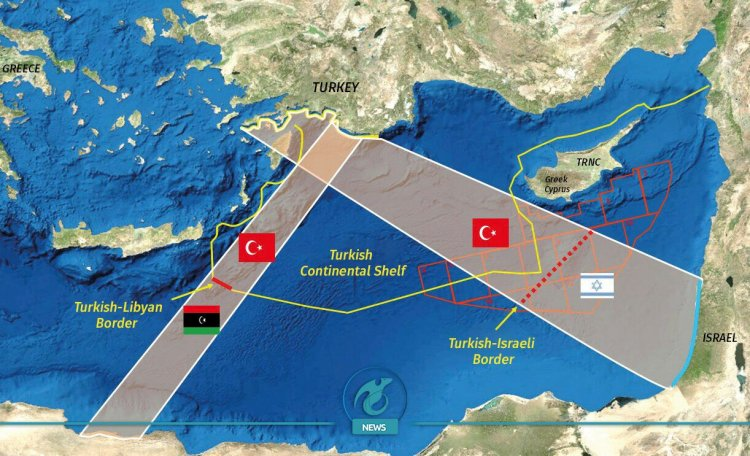 المخطط التركي المقترح لتقاسم حقول الغاز البحرية مع إسرائيل