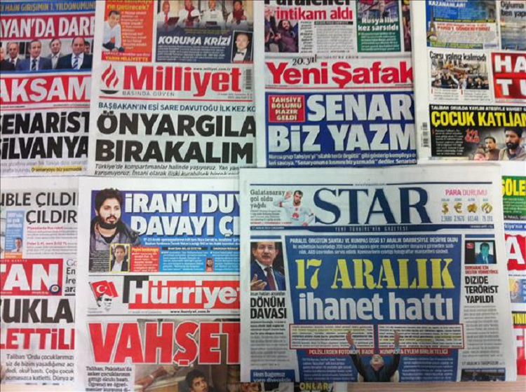 بات هناك سلسلة من بين أوسع الصحف التركية انتشاراً تعرف بتوجهاتها المؤيدة لحزب العدالة والتنمية