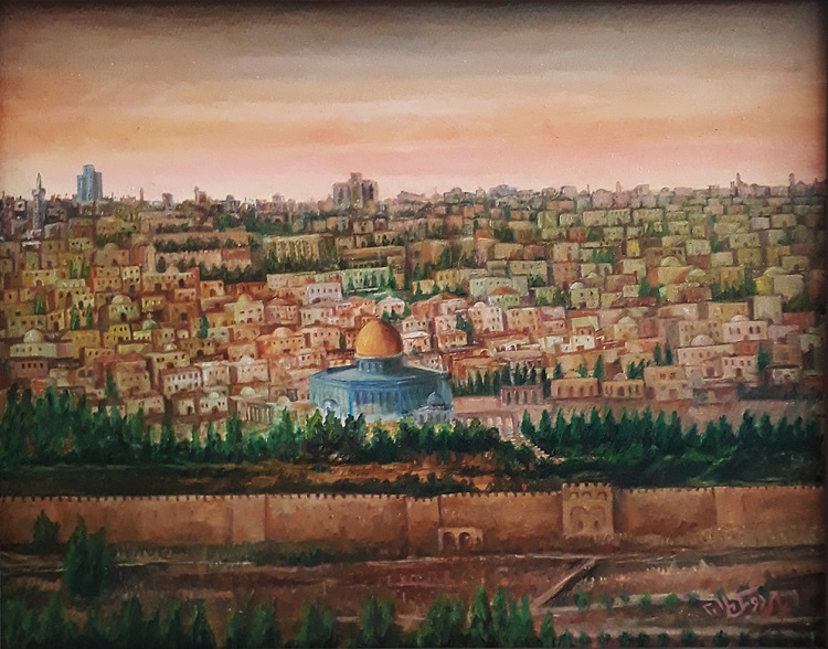 لوحة للفنان ياسر دويك