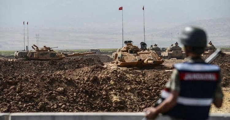 جانب من العمليات العسكرية التركية في العراق