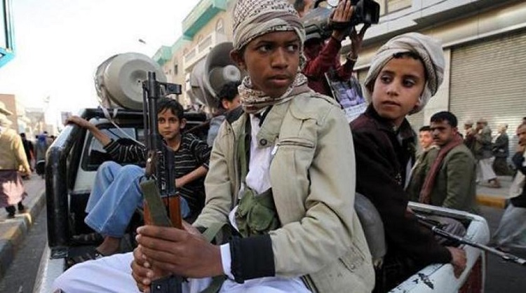  أقرت ميليشيات الحوثي الإرهابية بتجنيد (3) آلاف عنصر في صفوفها، معظمهم من صغار السن