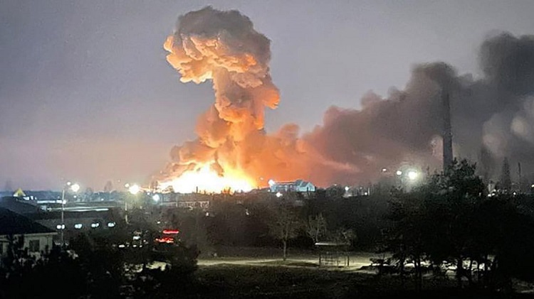 دويّ انفجارات في عدد من المدن الأوكرانية