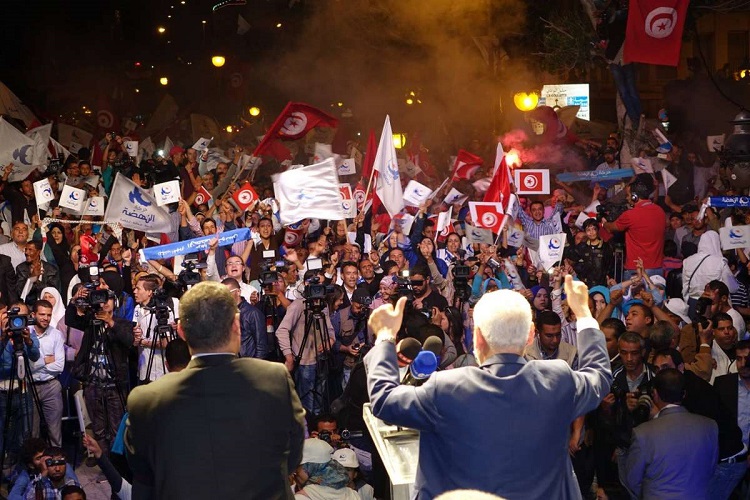  ادعت حركة النهضة الإخوانيّة أنّ الحكومة التونسيّة فاقدة للمشروعية