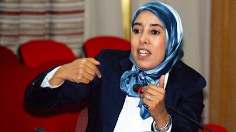 القيادية في حزب العدالة والتنمية (المصباح)، الذراع السياسيّة للإخوان المسلمين في المغرب، أمينة ماء العينين