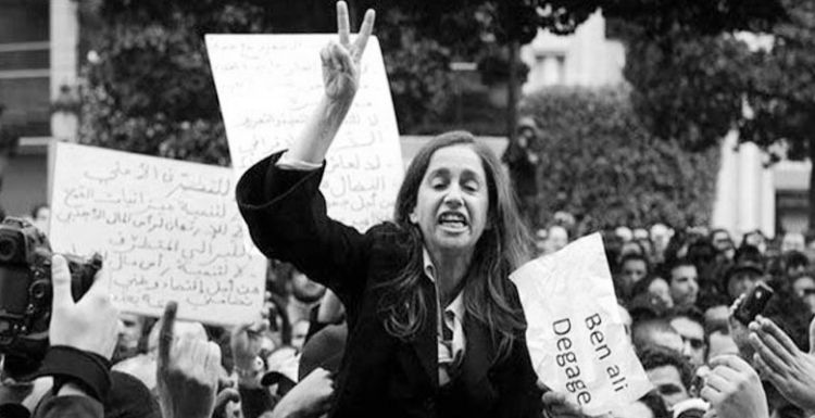 مية الجريبي هي أول امرأة تترأس حزباً سياسياً في تونس