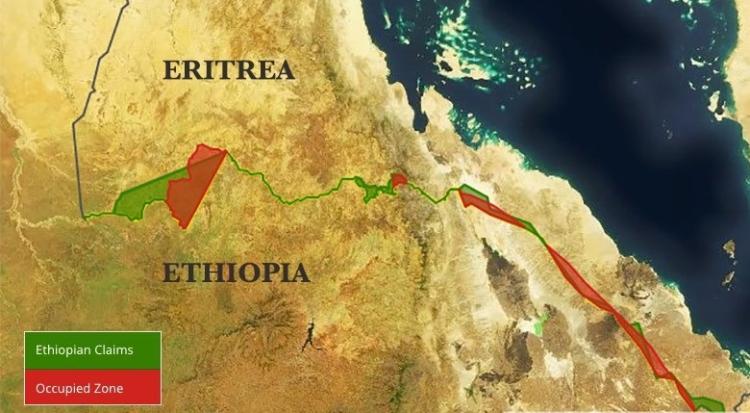 الشريط الحدودي بين إثيوبيا وإريتريا