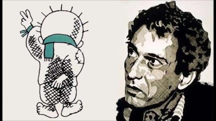تماهى الفنان الفلسطينيّ مع رمز حنظلة كأنّه هو