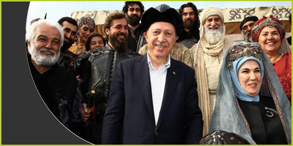 أردوغان يزور موقع تصوير &quot;قيامة أرطغرل&quot;