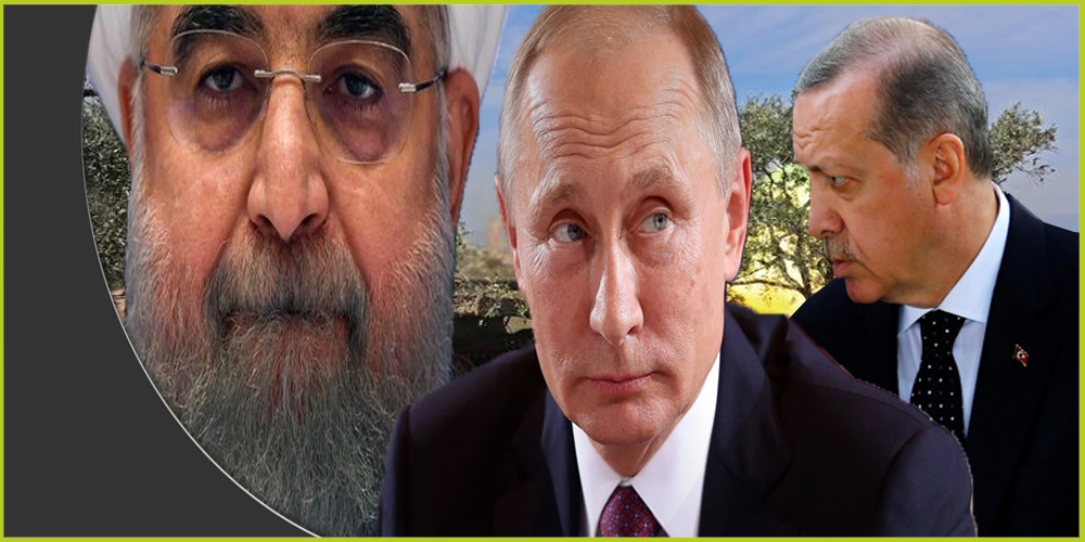 أردوغان أجرى محادثات الإثنين الماضي مع كل من بوتين والرئيس الإيراني حسن روحاني عن سوريا