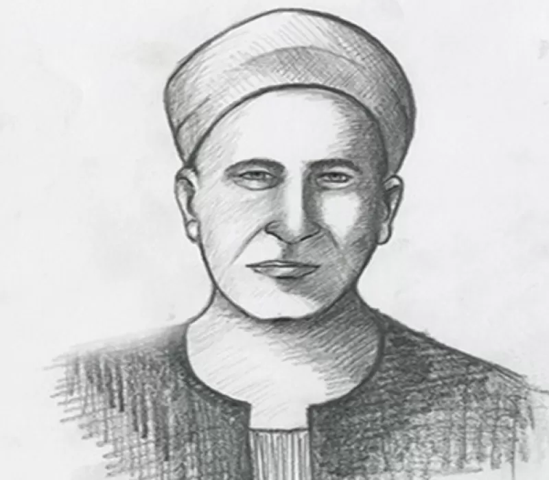 الشيخ علي محمود إذ يجمع في أوتار صوته كل آلات الطرب