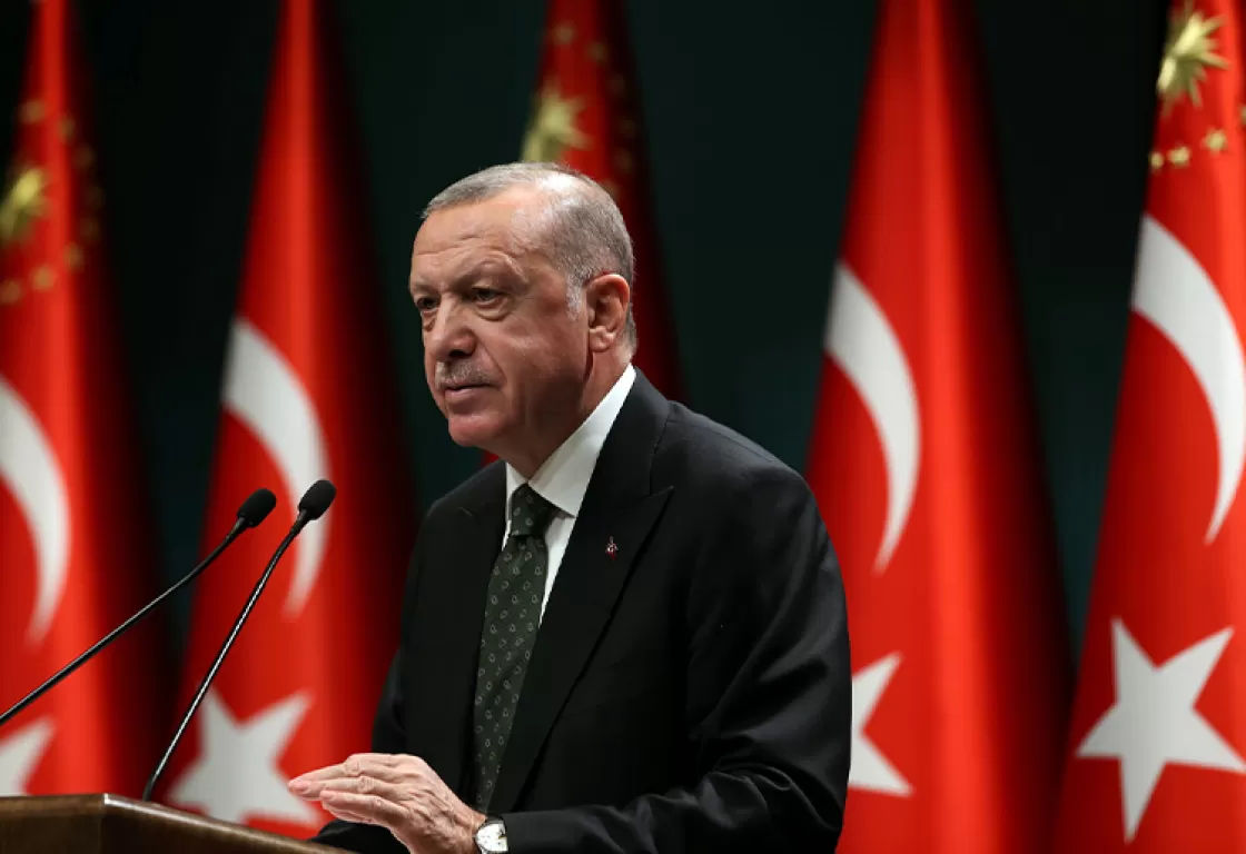 أردوغان يتسلم أوراق اعتماد أول سفير إسرائيلي في أنقرة منذ عام 2018 أردوغان يتسلم أوراق اعتماد أول سفير إسرائيلي في أنقرة منذ عام 2018