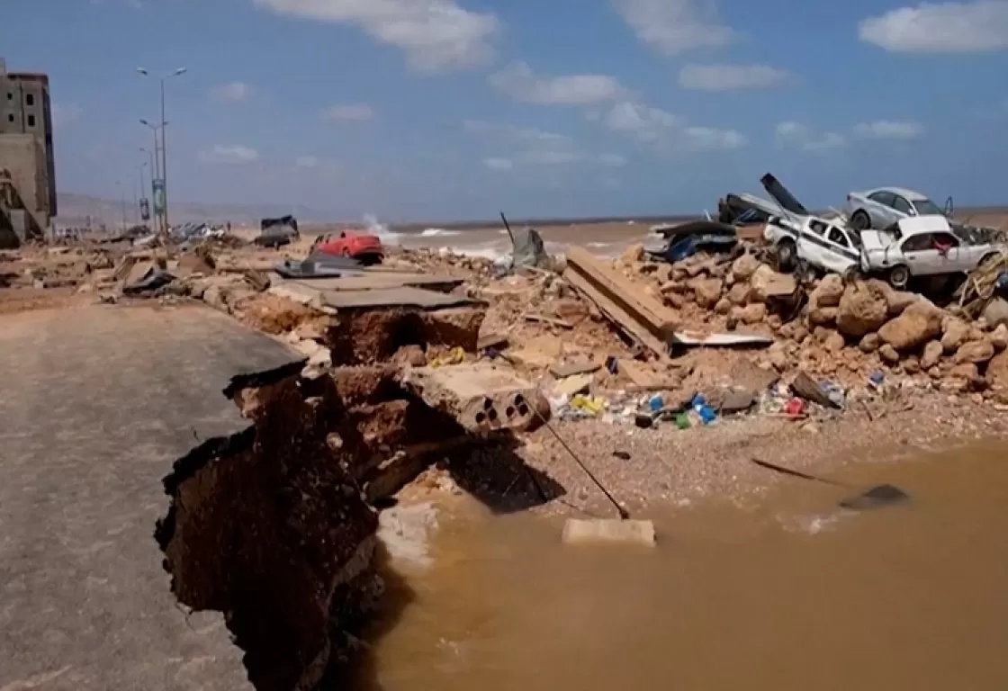 أرقام متضاربة لضحايا الفيضانات في درنة الليبية