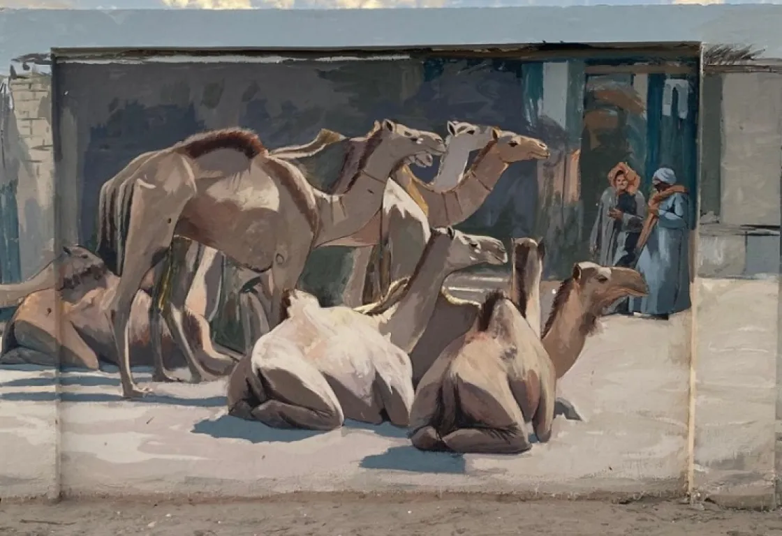 بين الماضي والحاضر.. جداريات القرنة تعيد رسم ذاكرة الحياة على ضفاف النيل
