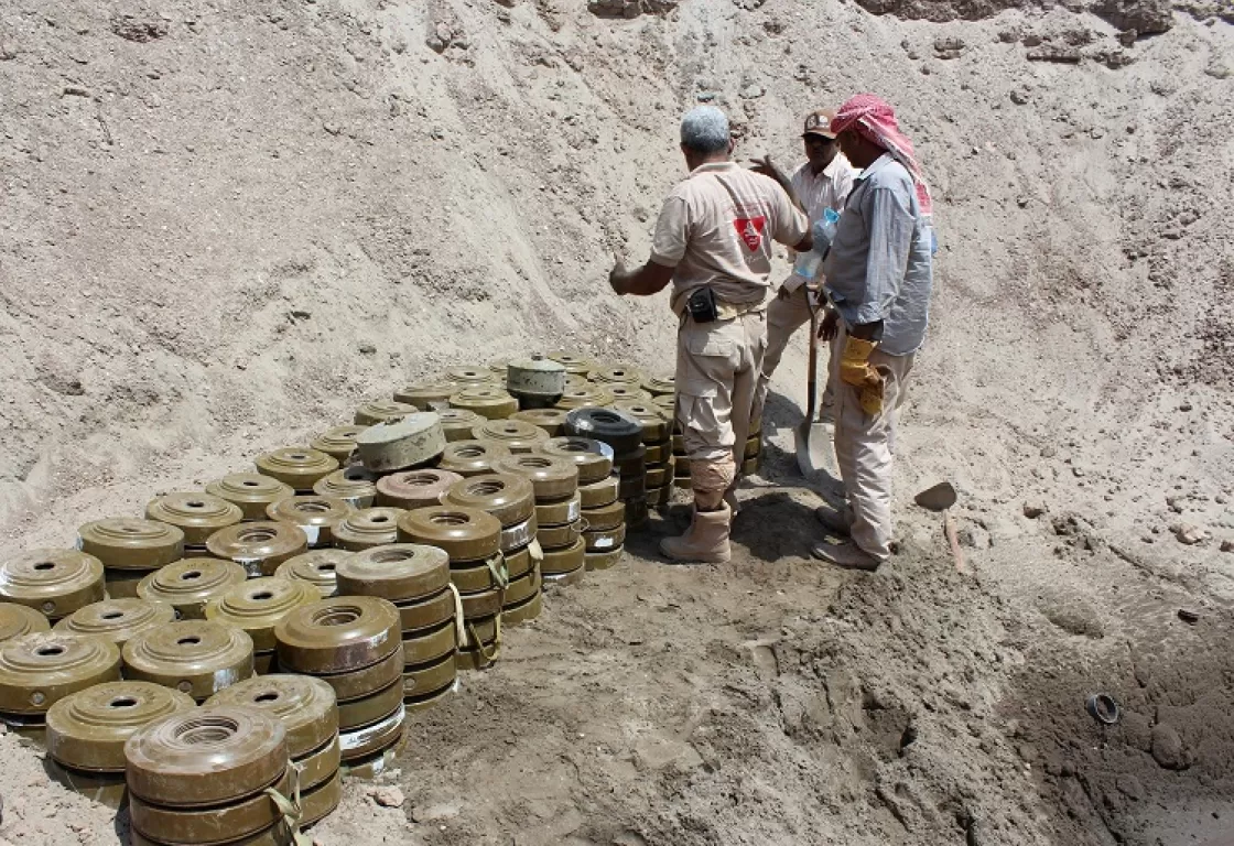 اليمن... ميليشيات الحوثي مستمرة في زراعة الألغام وإخفاء خرائطها