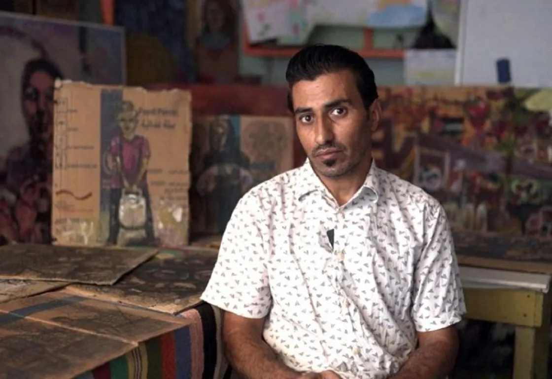 غزة في لوحات: حكاية أمل وصمود بريشة الفنان أحمد مهنا غزة في لوحات: حكاية أمل وصمود بريشة الفنان أحمد مهنا