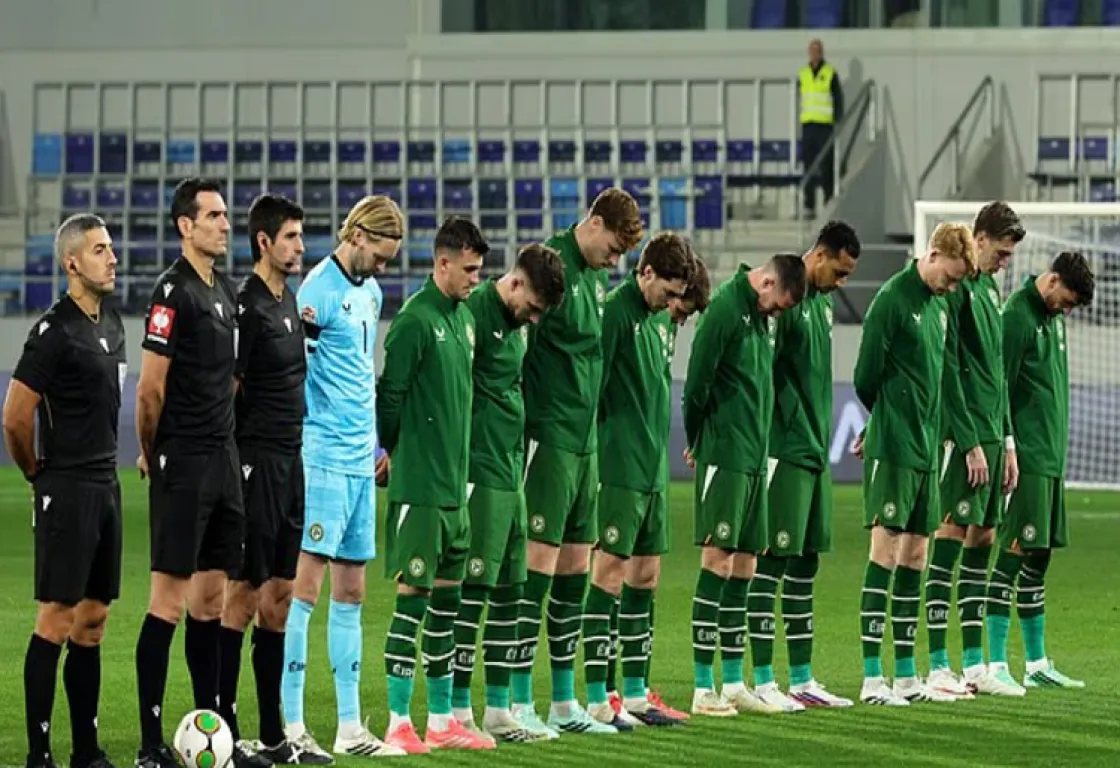 لاعب إسرائيلي يبصق على عضو بجهاز أيرلندا والمدير الفني لا يرحب بتكرار المواجهة مستقبلا