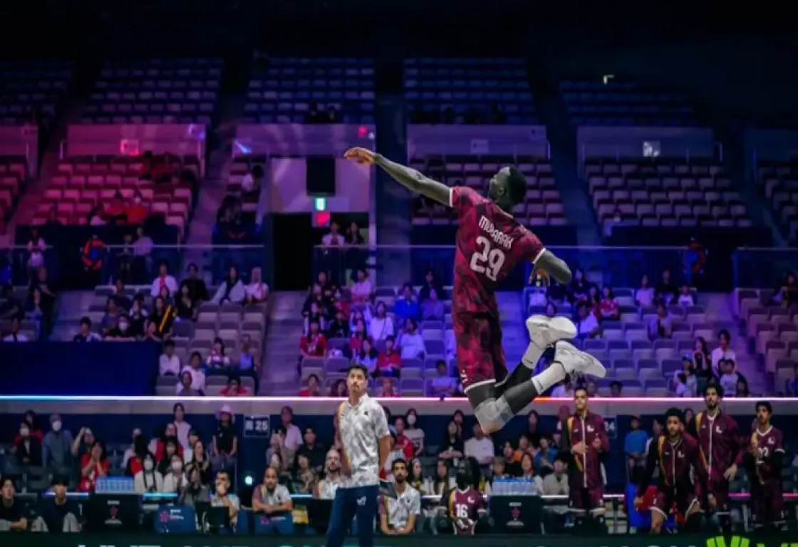 طفل المنتخب القطري الأول للكرة الطائرة يخطف الأنظار في بطولة آسيا طفل المنتخب القطري الأول للكرة الطائرة يخطف الأنظار في بطولة آسيا