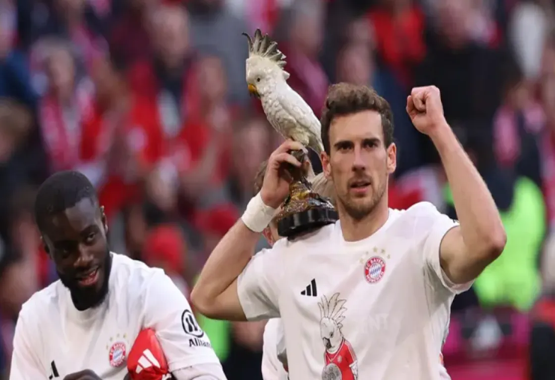 ببغاء مسروق يتحول إلى تميمة التتويج في احتفالات بايرن ميونخ بالدوري الألماني 