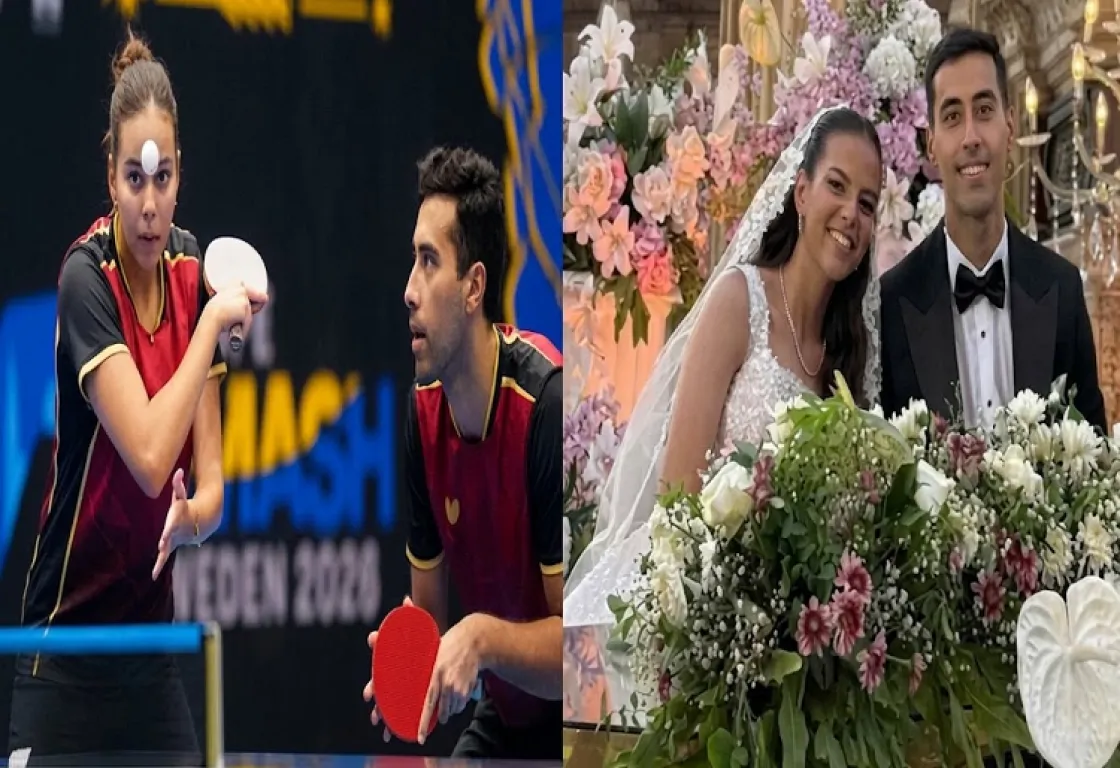 أزواج لكن أبطال.. يوسف عبد العزيز ومريم الهضيبي يتوجان بذهبية أفريقيا لمنافسات زوجي المختلط