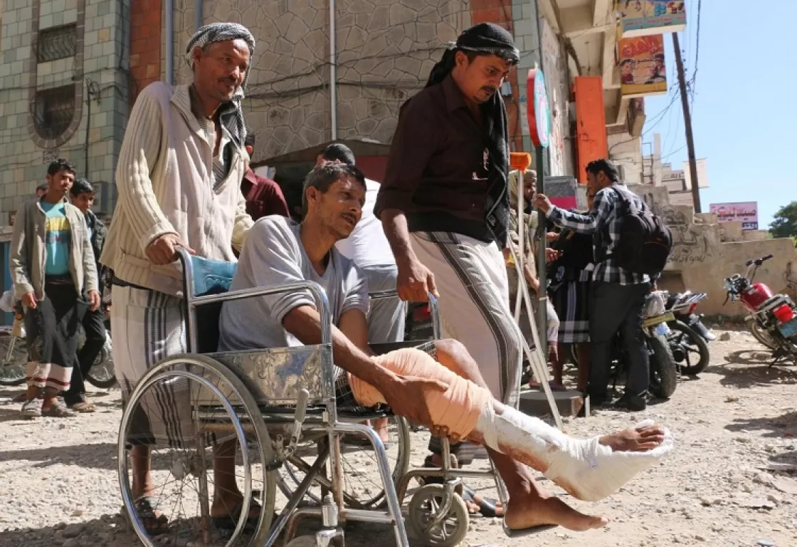 الصليب الأحمر يكشف عدد الإعاقات الجسدية في اليمن