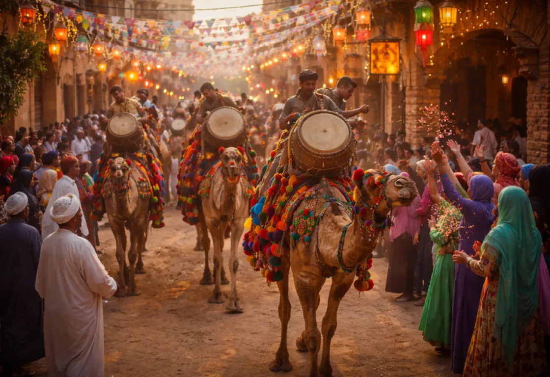 النوقارة.. احتفالات رمضانية صوفية تزين ليالي صعيد مصر