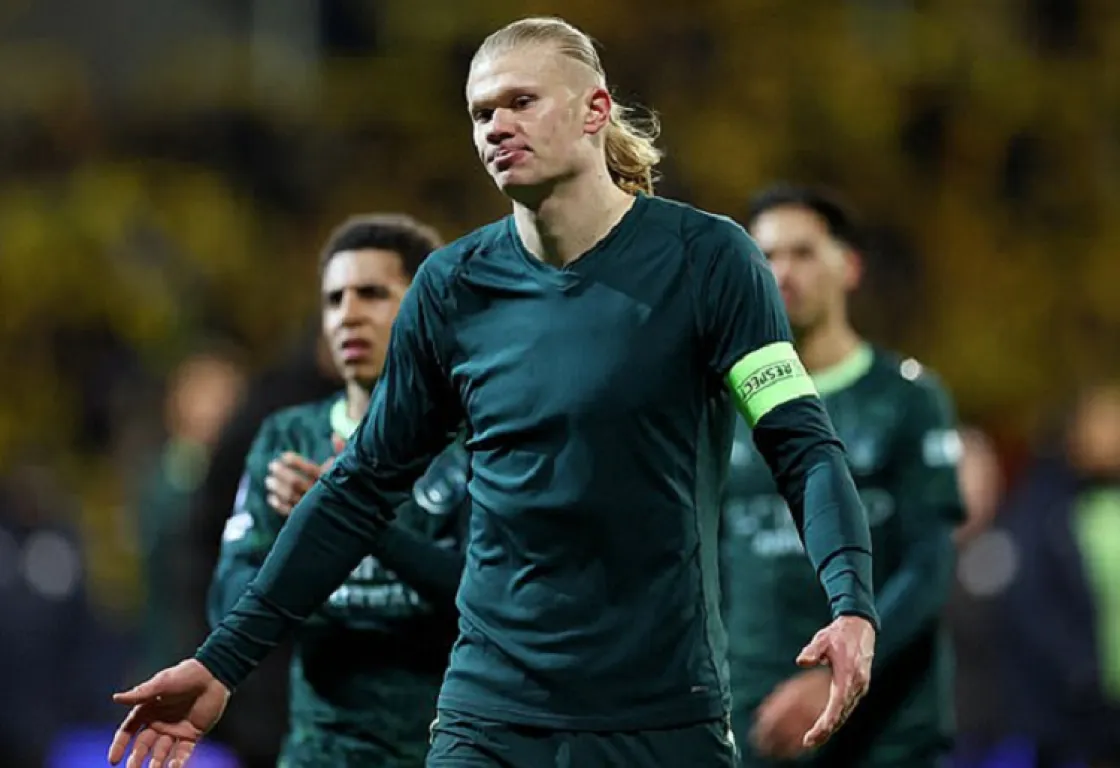 اعترافات هالاند في أعقاب هزيمة السيتي المذلة في دوري الأبطال