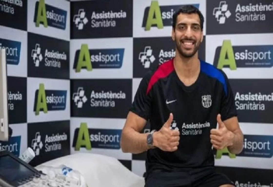 برشلونة الإسباني يعلن تعاقده مع نجم المنتخب المصري برشلونة الإسباني يعلن تعاقده مع نجم المنتخب المصري