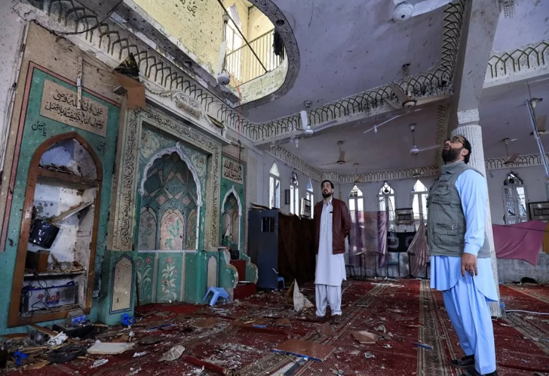باكستان... قتلى وجرحى بتفجير استهدف مسجداً باكستان... قتلى وجرحى بتفجير استهدف مسجداً