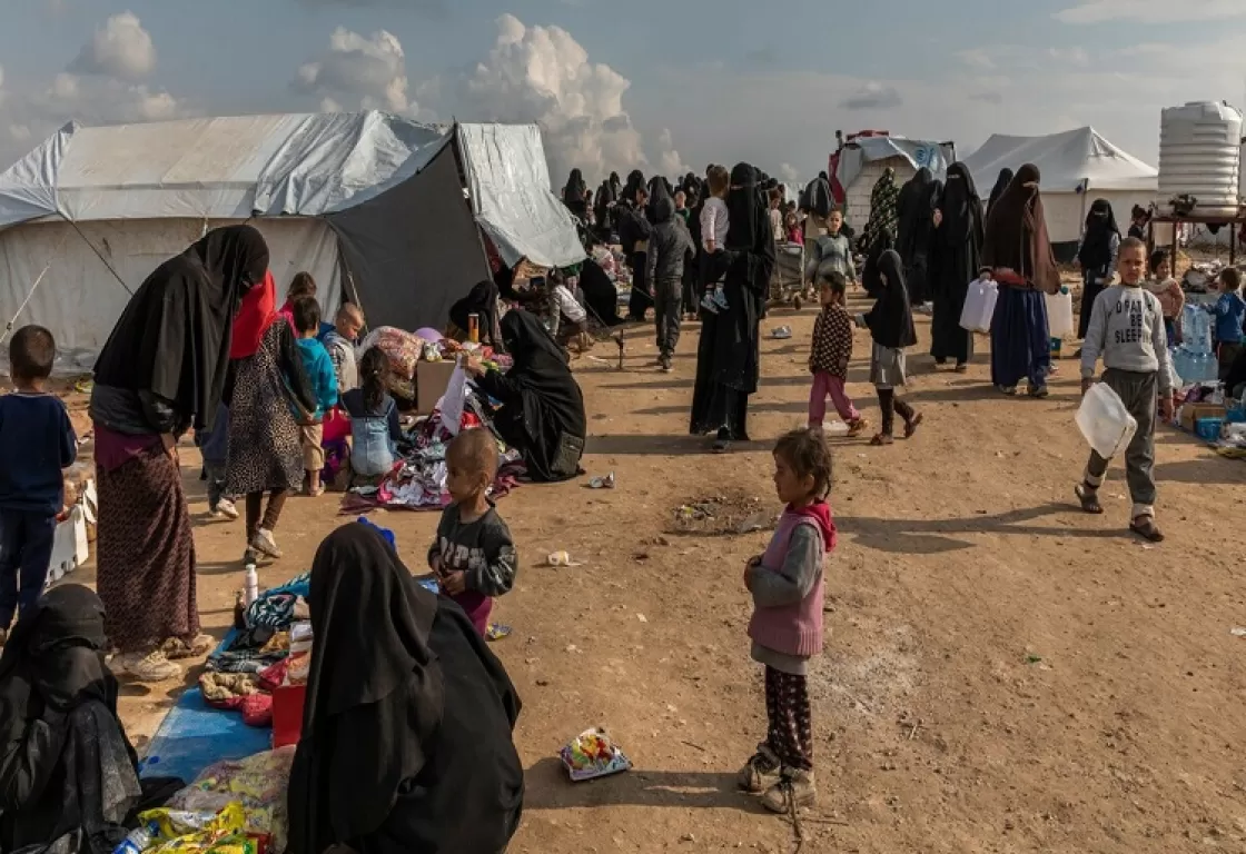 ترحيل عدد قياسي من الأجانب بمخيمات داعش في سوريا هذا العام