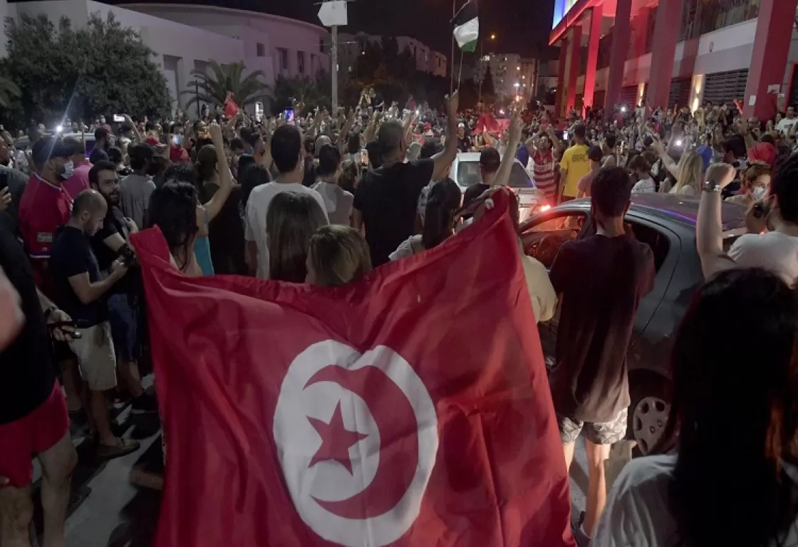 في ذكرى الاستقلال... التونسيون يساندون سعيد ويطالبون بتطهير البلاد من الإخوان في ذكرى الاستقلال... التونسيون يساندون سعيد ويطالبون بتطهير البلاد من الإخوان