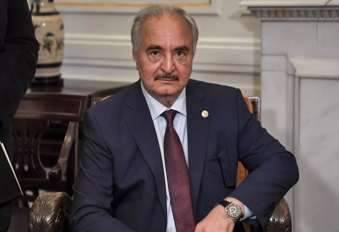 رفض أي قاعدة دستورية تمنع ترشح العسكريين... حفتر يتمسك بالترشح لرئاسة ليبيا .. تفاصيل رفض أي قاعدة دستورية تمنع ترشح العسكريين... حفتر يتمسك بالترشح لرئاسة ليبيا .. تفاصيل