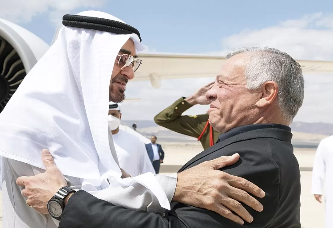 الشيخ محمد بن زايد يبحث هذه الموضوعات مع الملك عبدالله الثاني... والأردنيون يعلقون على الزيارة الشيخ محمد بن زايد يبحث هذه الموضوعات مع الملك عبدالله الثاني... والأردنيون يعلقون على الزيارة