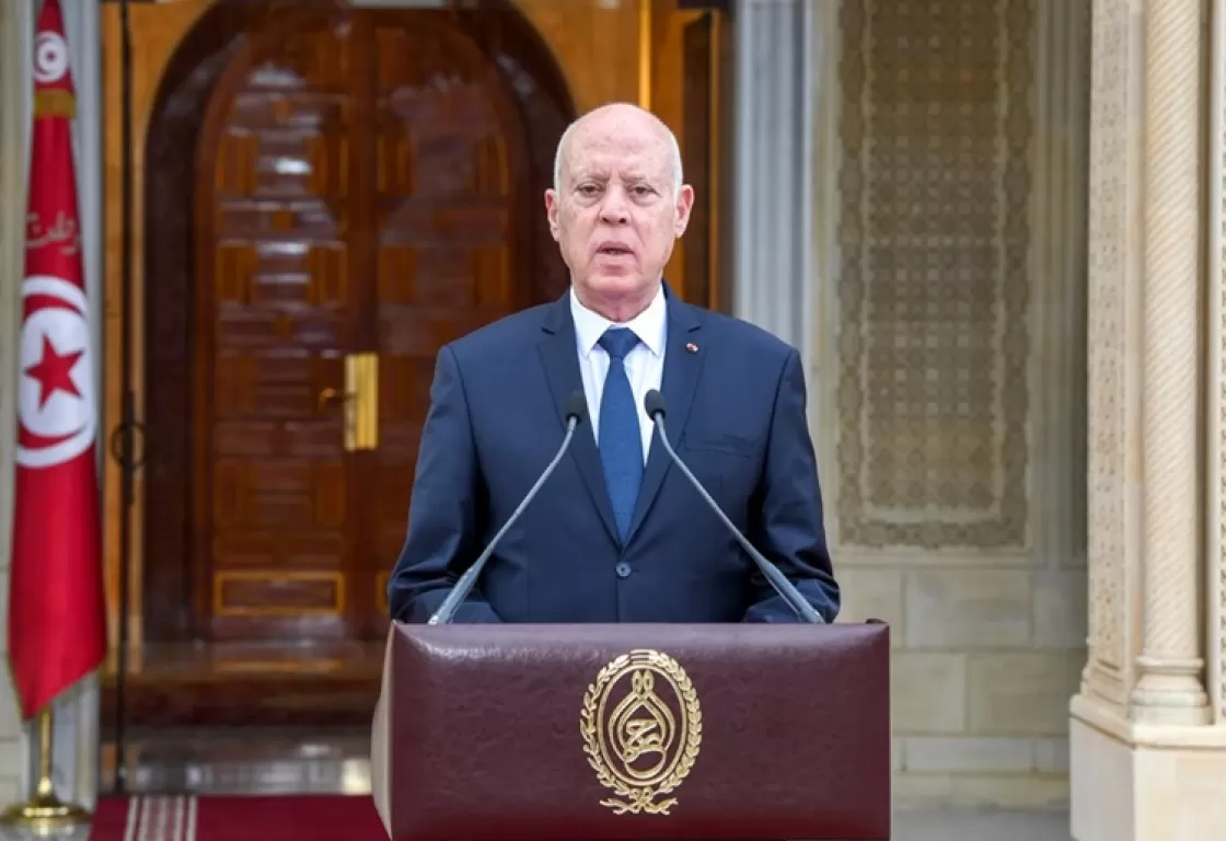 "يلهثون وراء تقسيم تونس".. قيس سعيد يهاجم الإخوان ويصفهم بـ"الخونة" "يلهثون وراء تقسيم تونس".. قيس سعيد يهاجم الإخوان ويصفهم بـ"الخونة"