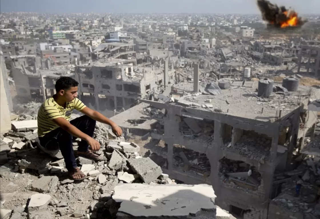 الدخان الرمادي في غزة! الدخان الرمادي في غزة!