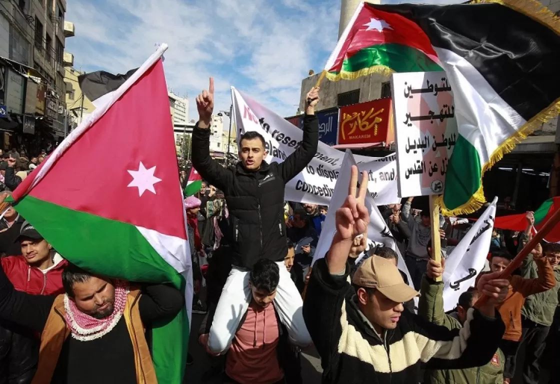 الأردن يدعو لضبط سقف "احتجاجات غزة" بعد تداخل "الإخوان" الأردن يدعو لضبط سقف "احتجاجات غزة" بعد تداخل "الإخوان"