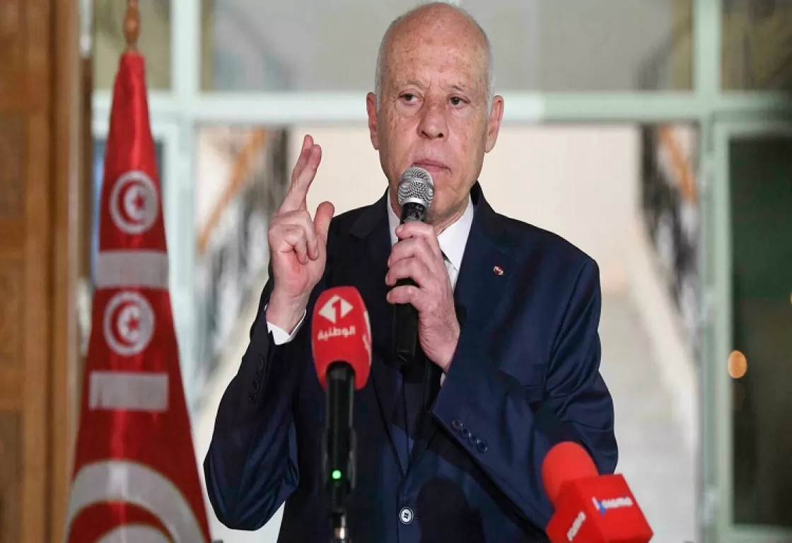 تمديد حالة الطوارئ بتونس... وسعيد يُصعد لن نترك مجرماً واحداً دون محاسبة تمديد حالة الطوارئ بتونس... وسعيد يُصعد لن نترك مجرماً واحداً دون محاسبة