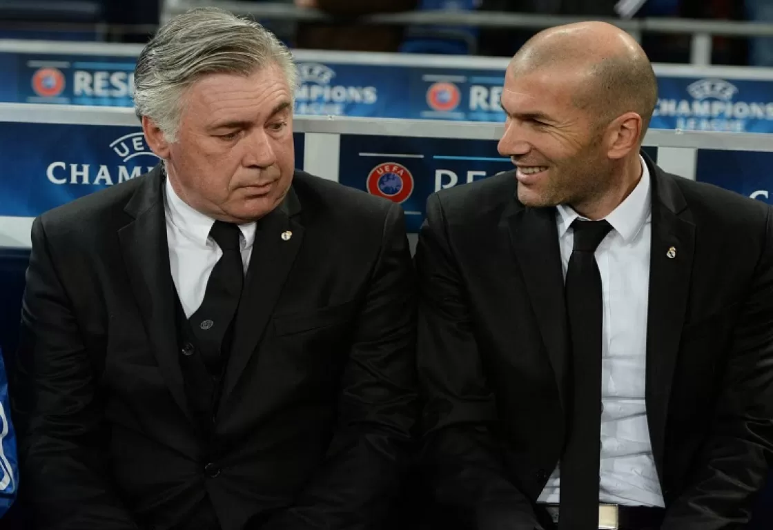 أنباء رحيل كارلو أنشيلوتي عن ريال مدريد تثير التكهنات حول عودة زيدان أنباء رحيل كارلو أنشيلوتي عن ريال مدريد تثير التكهنات حول عودة زيدان