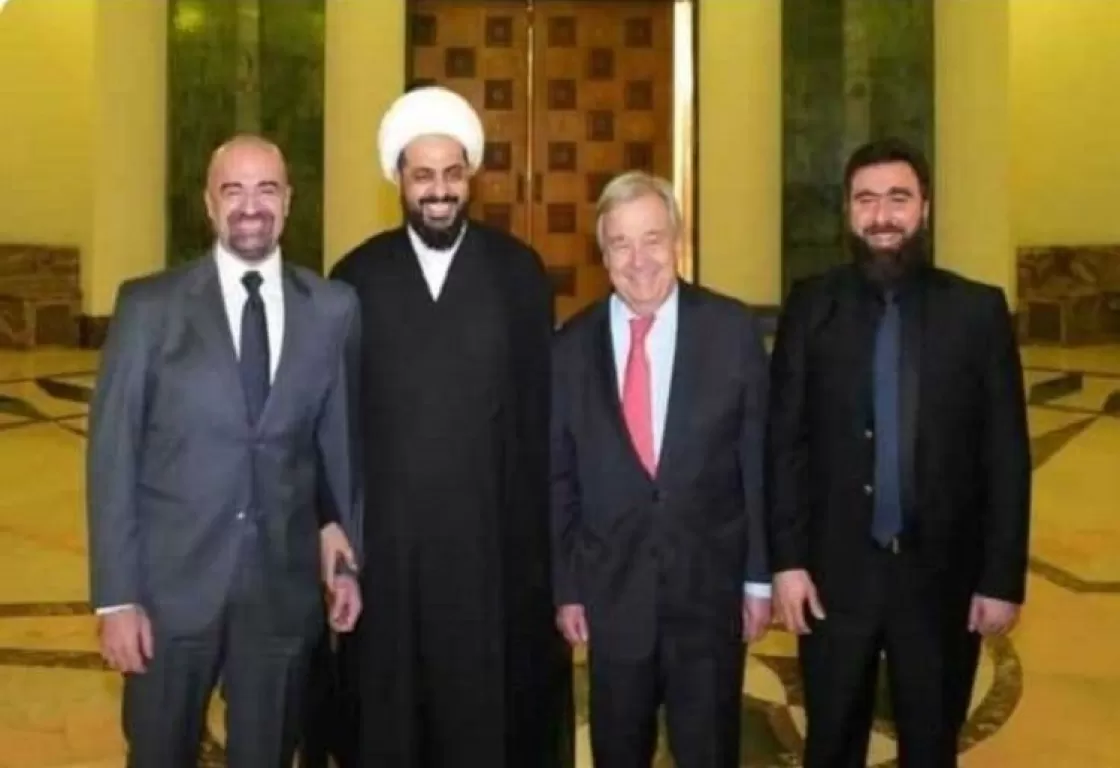 الأمين العام للأمم المتحدة في العراق: سر الابتسامة المشبوهة الأمين العام للأمم المتحدة في العراق: سر الابتسامة المشبوهة